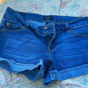 Dark Wash Jean Shorts